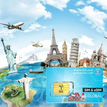 Sim Du Lịch Toàn Cầu 10 Ngày Tốc Độ Cao